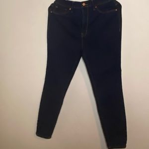 Curve  appeal, dark wash, high, rise pants